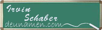 Irvin Schaber Visitenkarte